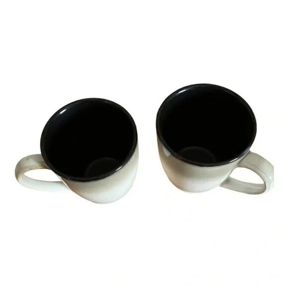 Sango Nova Black 2 Mugs, Creamer & Sugar Bowl and Lid ⭐️ NWOT - Picture 7 of 7